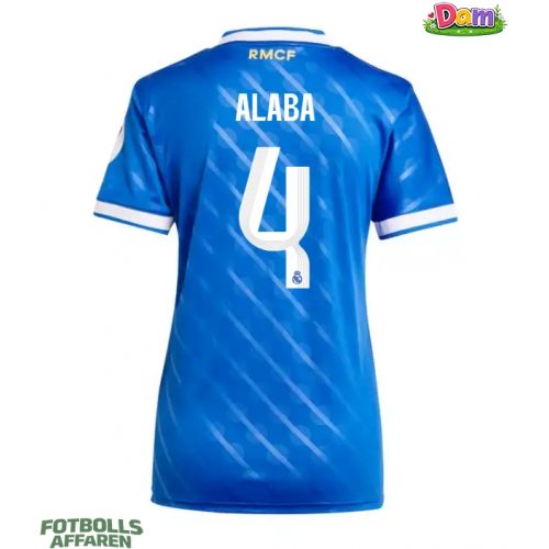 Real Madrid David Alaba #4 Tredje Tröja Kvinnor 2025-26 Kortärmad